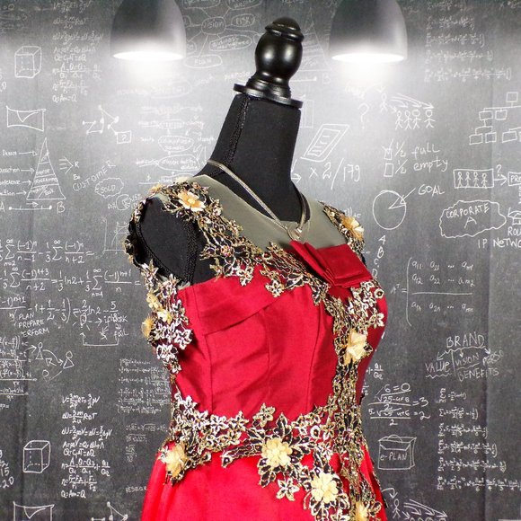 Embellished Sequin Maxi Sleeveless Eve Dress - Picture 6 of 8